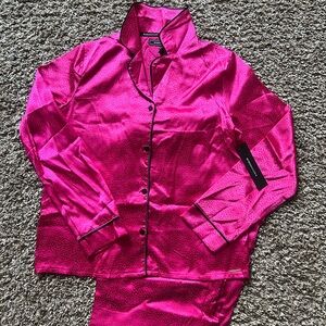 BCBG Pink Peacock Pajama Set